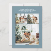 Joyeux Noel Multi Photo Holiday Card Feestdagenkaart (Achterkant)