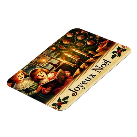 Joyeux Noël - nostalgisch Magneet (Linkerzijde)