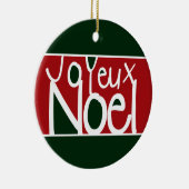 Joyeux Noel Ornament (Rechts)
