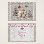 Joyeux Noel Palace de Versailles Marie Antoinette Visitekaartje (Voorkant /achterkant)