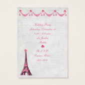 Joyeux Noel Palace de Versailles Marie Antoinette Visitekaartje (Achterkant)