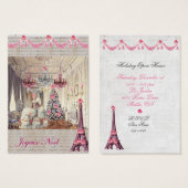 Joyeux Noel Palace de Versailles Marie Antoinette Visitekaartje (Voorkant /achterkant)