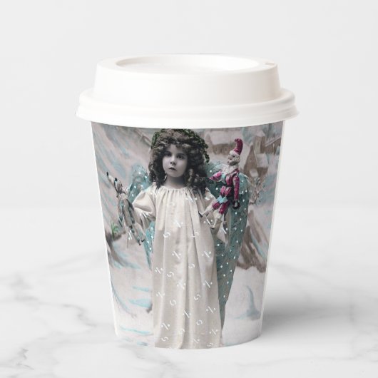 Joyeux Noel Papieren Bekers (Voorkant)