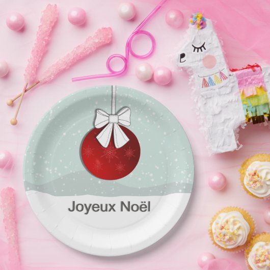 Joyeux Noel Papieren Bordje (Feest)
