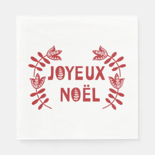 Joyeux Noel Papieren servetten