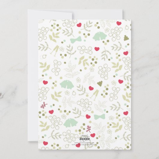 Joyeux Noel Pas getrouwd Kerst Kaart (Achterkant)