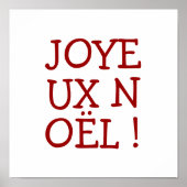 JOYEUX NOËL! POSTER (Voorkant)
