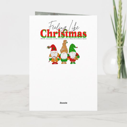 Joyeux Noël | Pretty Fairy Personalized Christmas Kaart (Achterkant)