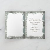 Joyeux Noël | Pretty Fairy Personalized Christmas Kaart (Binnen)