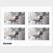 Joyeux Noel Rechthoekige Sticker (Vel)