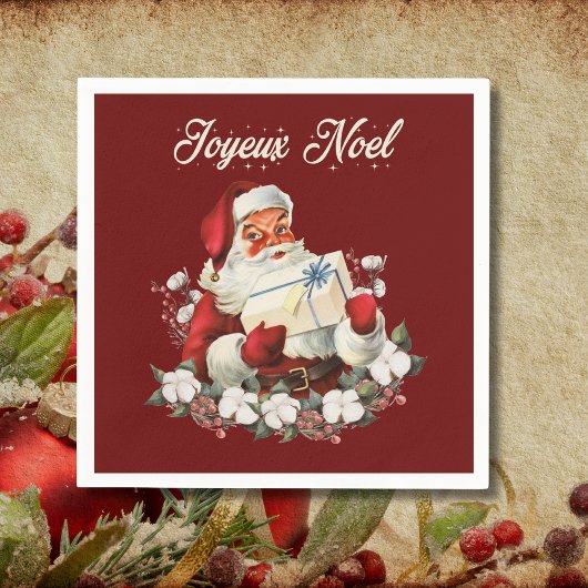 Joyeux Noel Red Servet