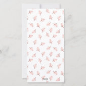 Joyeux Noel | Roos Gold Handwritay Holiday Foto Feestdagenkaart (Achterkant)