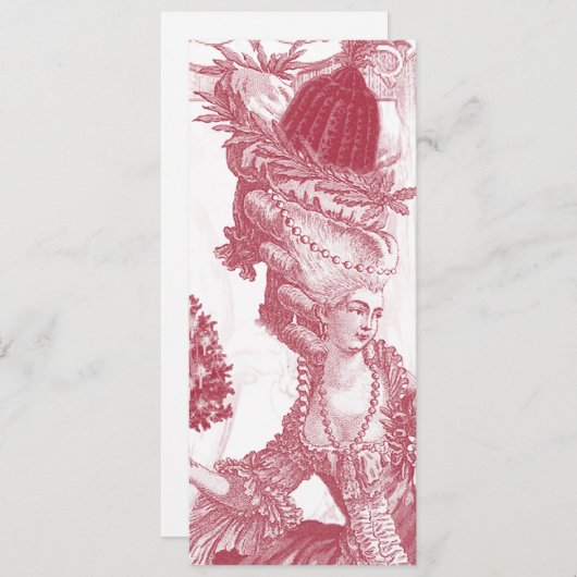 Joyeux Noel (rouge) Menu Kaart voor Wendi (Voorkant / Achterkant)