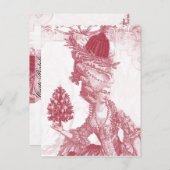 Joyeux Noel (route) Feestdagenkaart (Voorkant / Achterkant)