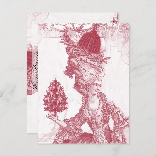 Joyeux Noel (route) Feestdagenkaart (Voorkant / Achterkant)