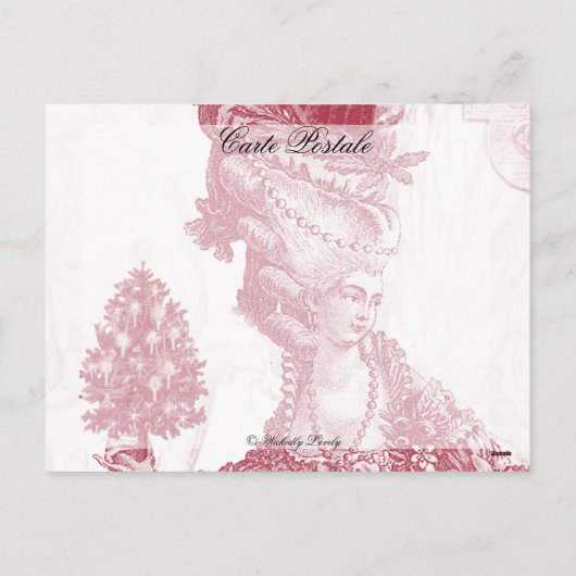 Joyeux Noel (route) Feestdagenkaart (Achterkant)