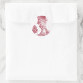 Joyeux Noel (route) Ronde Sticker (Tas)