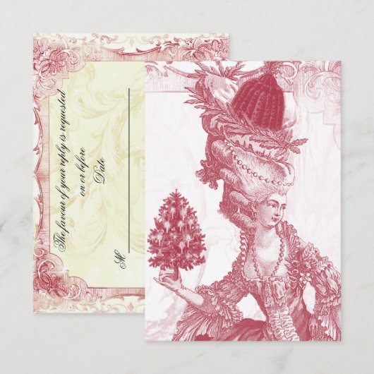 Joyeux Noel rsvp (Voorkant / Achterkant)