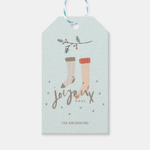Joyeux Noel Scandinavian Stocking Kerstmis