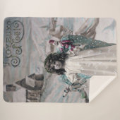 Joyeux Noel Sherpa Deken (Voorkant (horizontaal))