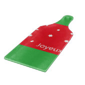 Joyeux Noel Sneeuwvlokken Snijplank (Hoek)