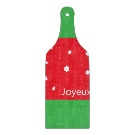 Joyeux Noel Sneeuwvlokken Snijplank