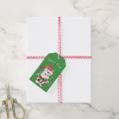Joyeux Noël Snowbell cadeau label Cadeaulabel (Met Touw)