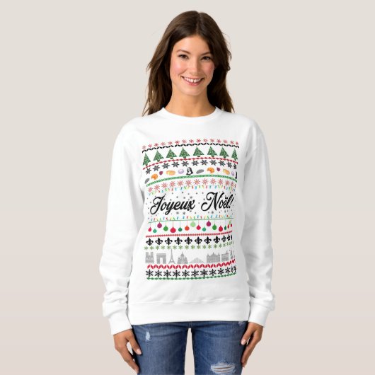 Joyeux Noël Sweater (Voorkant volledig)