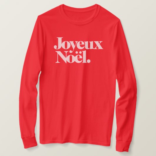 Joyeux Noël T-shirt (Design voorkant)