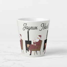 Joyeux Noël Tasse Latte Père Noël Cocooning Latte Mok
