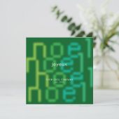 JOYEUX NOEL TECH FONT CORPORATE FOTO KERSTMIS FEESTDAGENKAART (Staand voorkant)