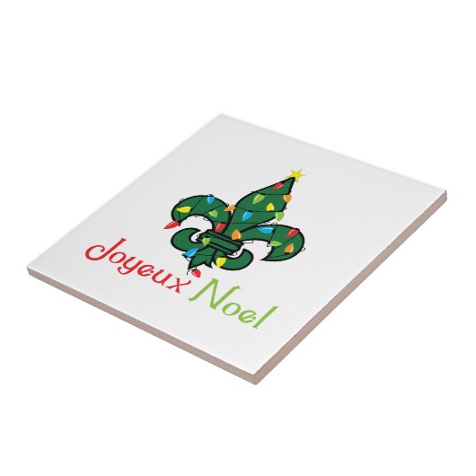 Joyeux Noel Tegeltje (Zijkant)