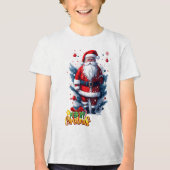 joyeux Noël Tri-Blend Shirt (Voorkant)