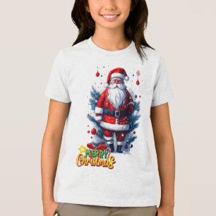 joyeux Noël Tri-Blend Shirt