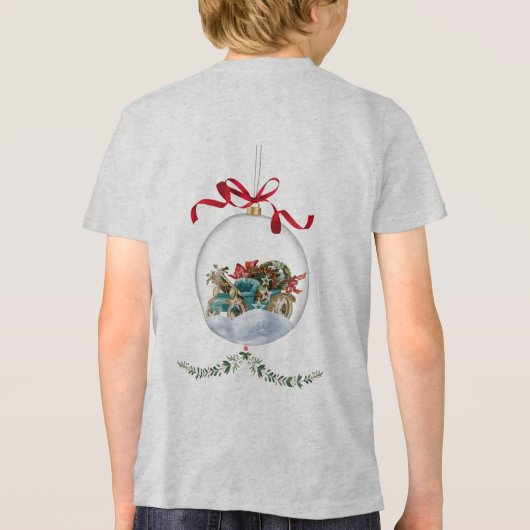 joyeux Noël Tri-Blend Shirt (Achterkant)