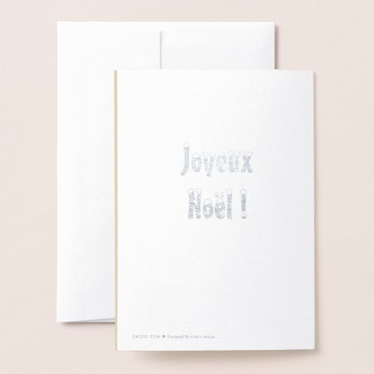 Joyeux Noel- tuin Folie Kaarten (Met envelop)