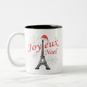 Joyeux Noel Tweekleurige Koffiemok (Links)