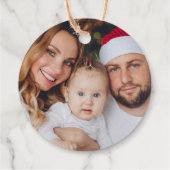 "Joyeux Noel" Vetgedrukte letters Bedankjes Labels (Achterkant)