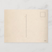 Joyeux Noel Vintage Christmas Feestdagenkaart (Achterkant)