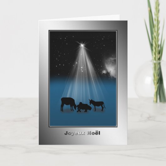 Joyeux Noël, "Vrolijke Kerstmis," Franse Kaart (Voorkant)