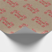 Joyeux Noel Wrapping Paper Cadeaupapier (Hoek)