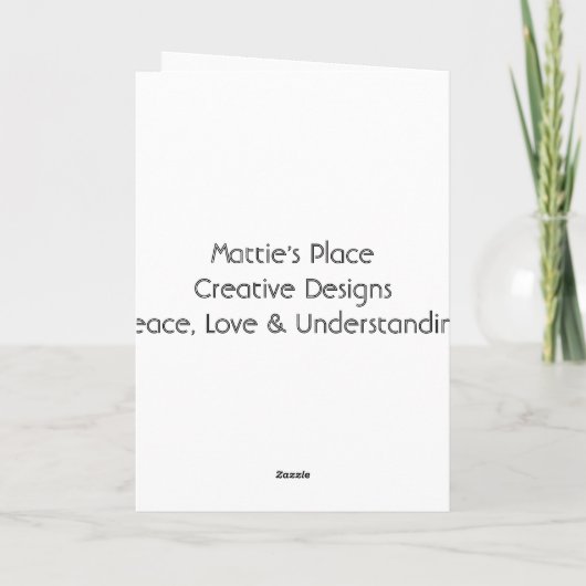 Joyeux Yule Feestdagen Kaart (Achterkant)