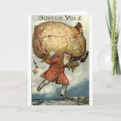 Joyeux Yule Feestdagen Kaart (Voorkant)