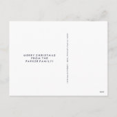 Joyeuze Noel | Merry Christmas from Paris in Winte Feestdagenkaart (Achterkant)