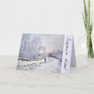 Joyeuze Noel met C Monet French Christmas Greeting Feestdagen Kaart