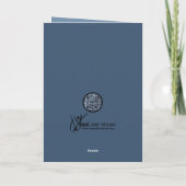 Joyfoy Light - Snowman Christmas Kaart (Achterkant)