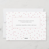 Joyful 3 Foto's Persoonlijke Boodschap Kerstmis Feestdagenkaart (Achterkant)