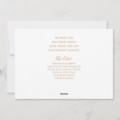 JOYFUL 5 Kerstmis Feestdagenkaart (Achterkant)