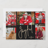 JOYFUL 5 Kerstmis Feestdagenkaart (Voorkant)