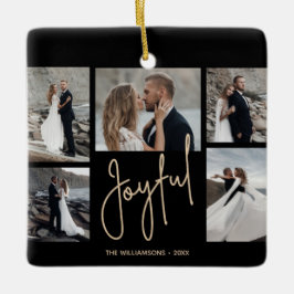 JOYFUL 5 Kerstmis Keramisch Ornament